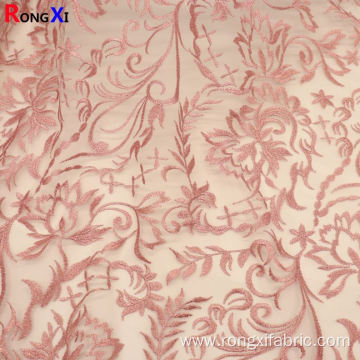 Multifunctional Purple Embroidery Fabric